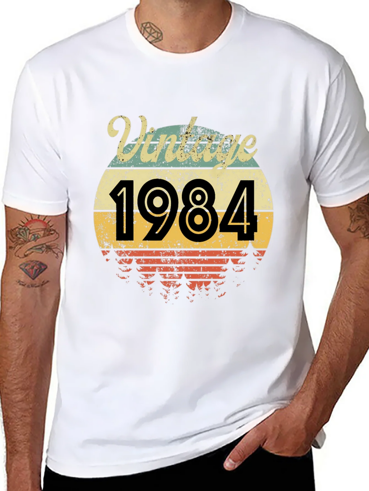 Vintage 1984 Graphic Tee - Retro Birthday Shirt product image 7