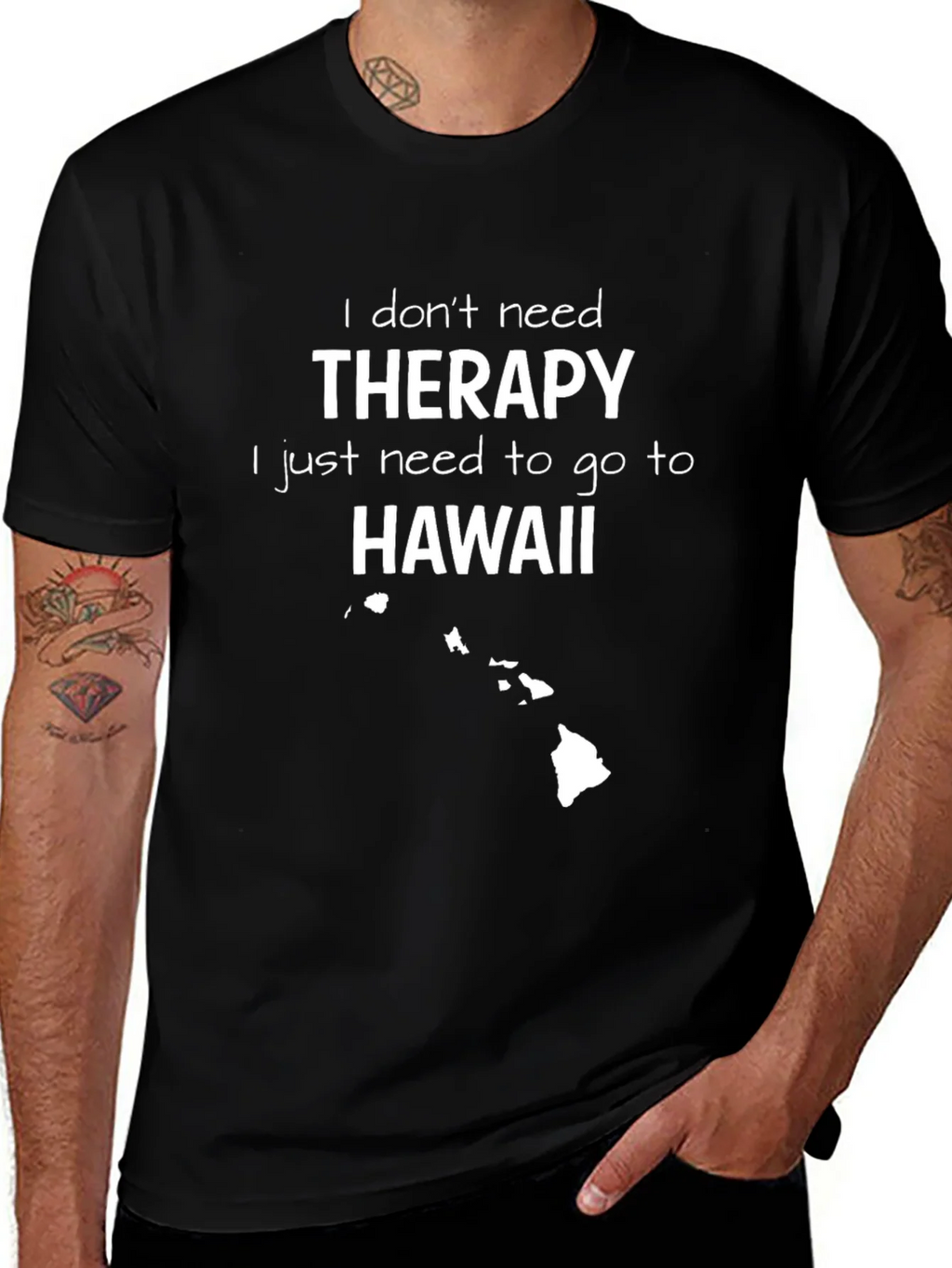 Hawaii Therapy T-Shirt - Island State Vacation Tee product image 1