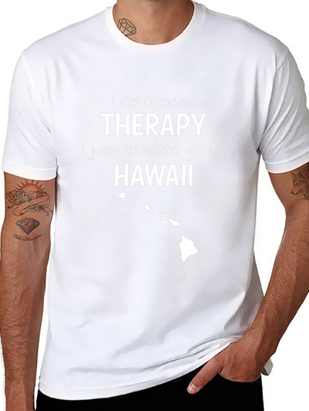 Hawaii Therapy T-Shirt - Island State Vacation Tee product image 7