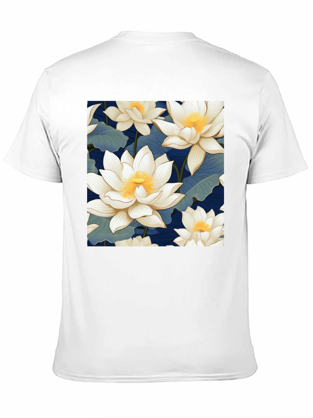 Lotus Flower Graphic Black T-Shirt product image 10