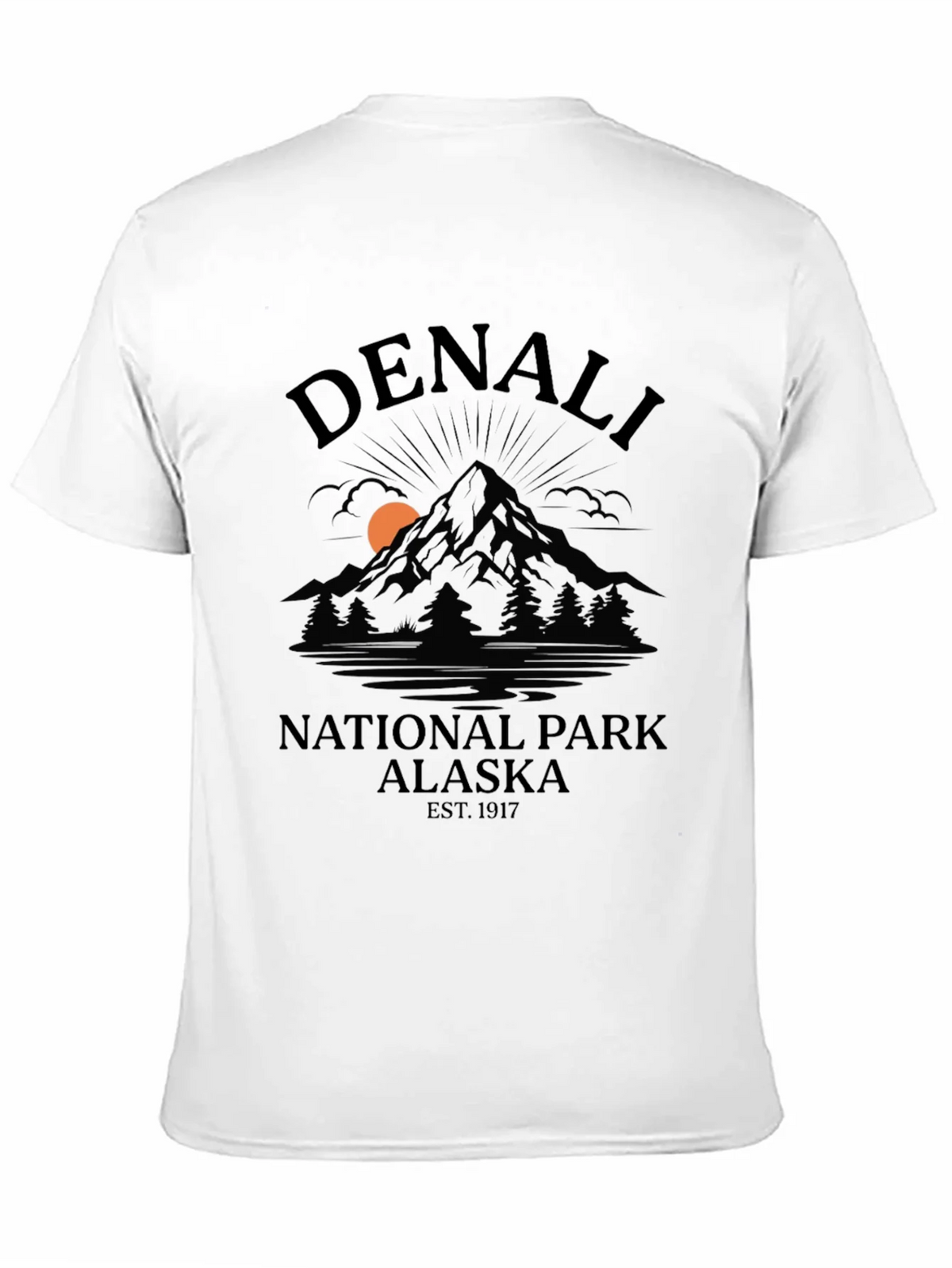 Denali National Park Alaska Black T-Shirt product image 10