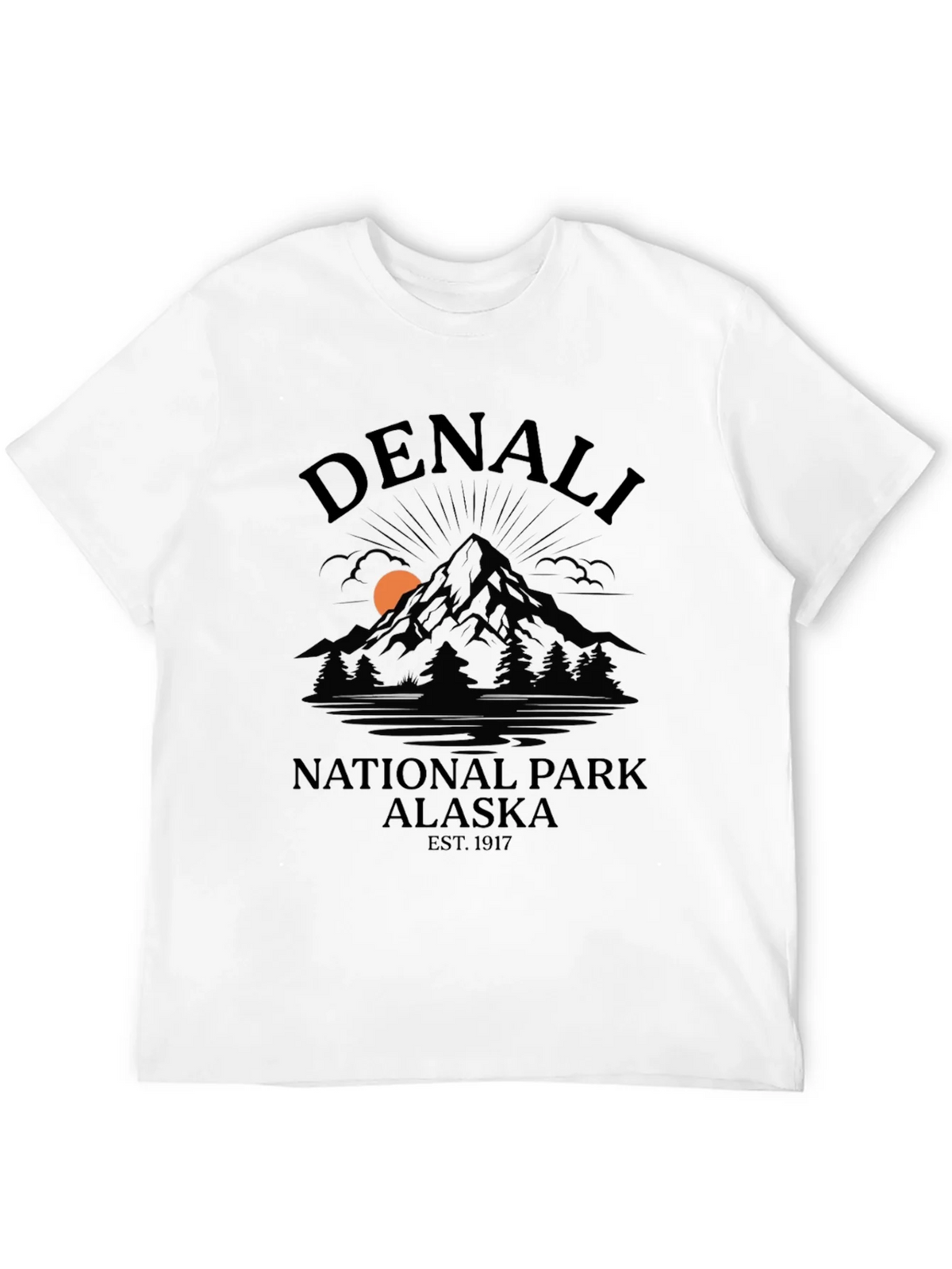 Denali National Park Alaska Black T-Shirt product image 11