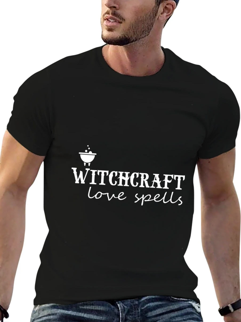 Witchcraft Love Spells T-Shirt Black Cotton product image 5