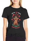 I Love Capybaras T-Shirt product image 1