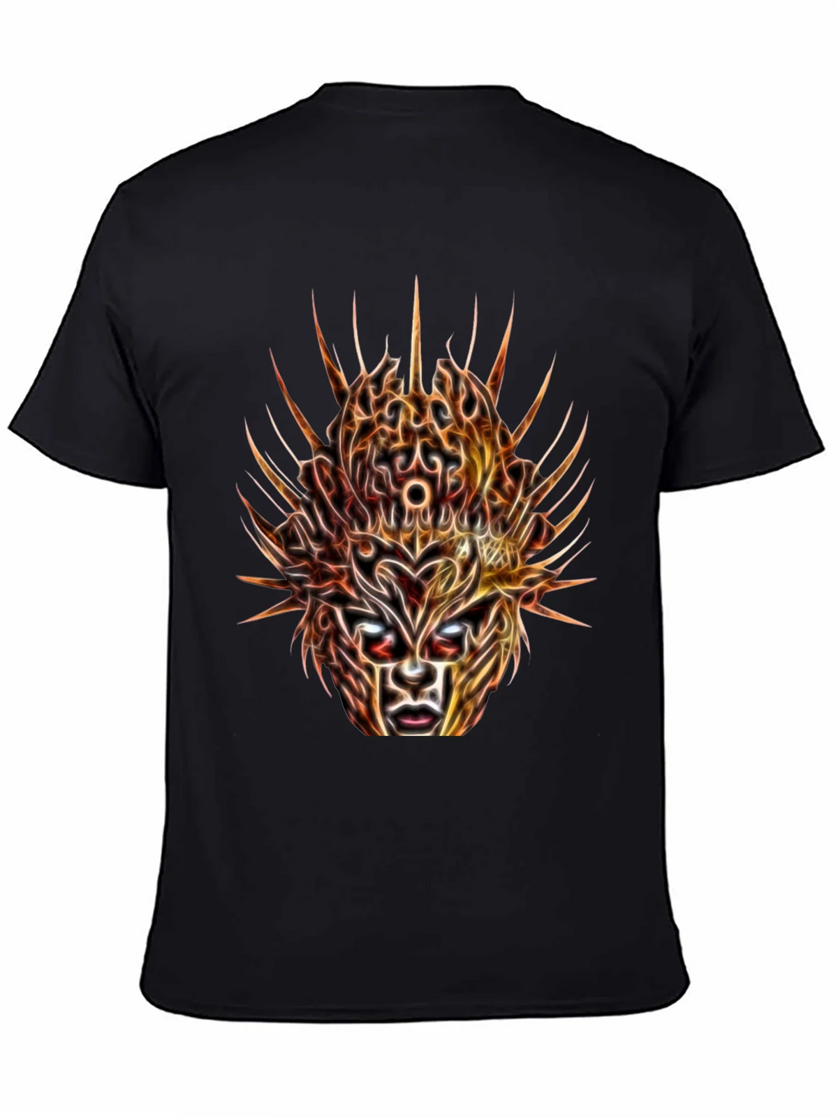 Mystic Mask Graphic Tee - Abstract Art T-Shirt product image 3