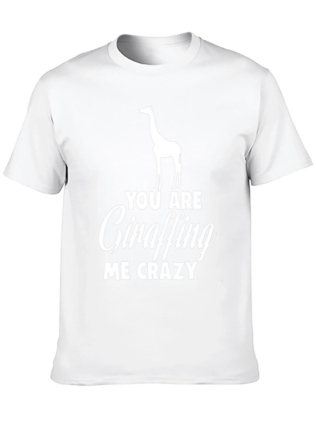 Giraffe Crazy Humor T-Shirt product image 8