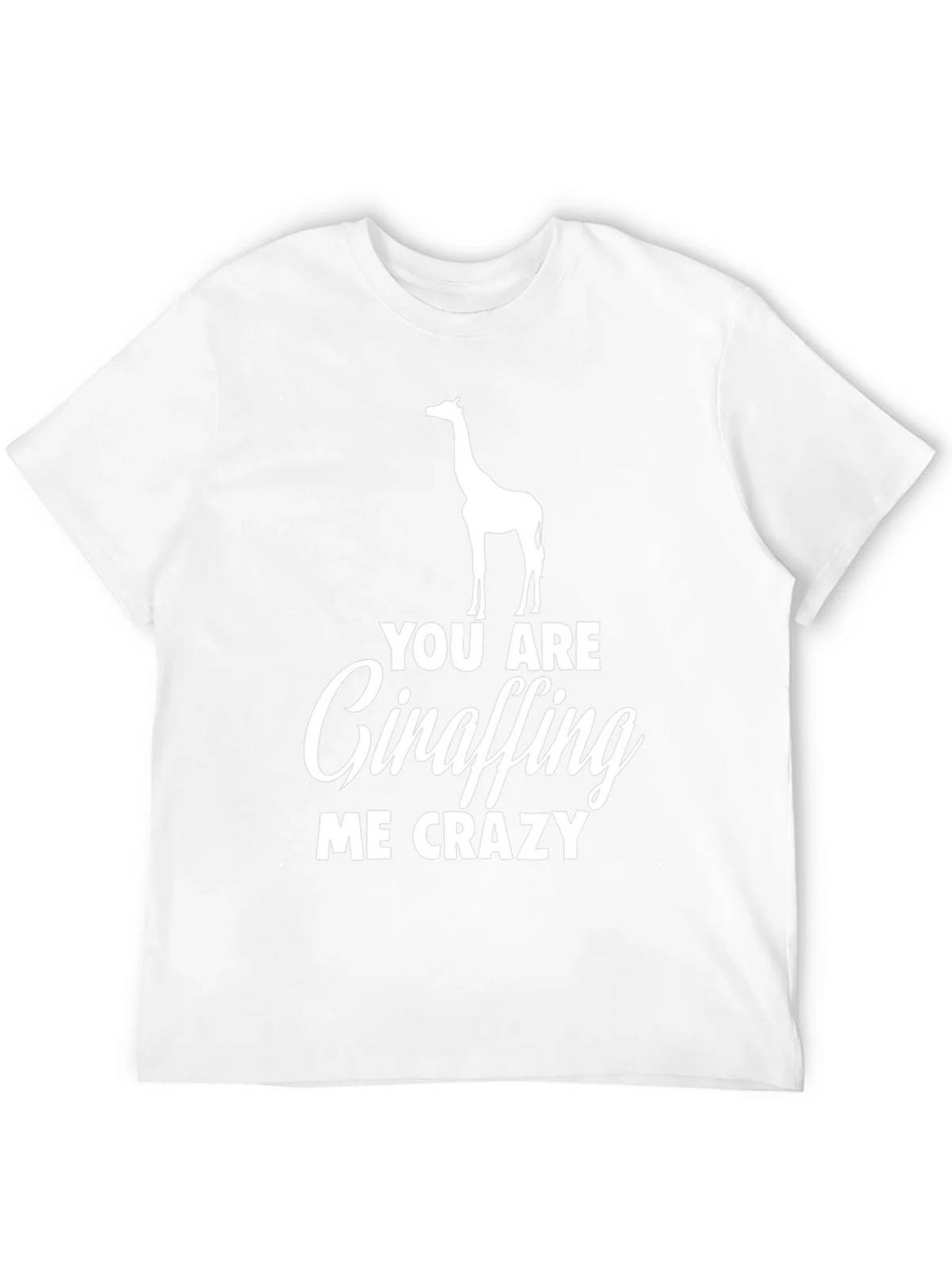 Giraffe Crazy Humor T-Shirt product image 9