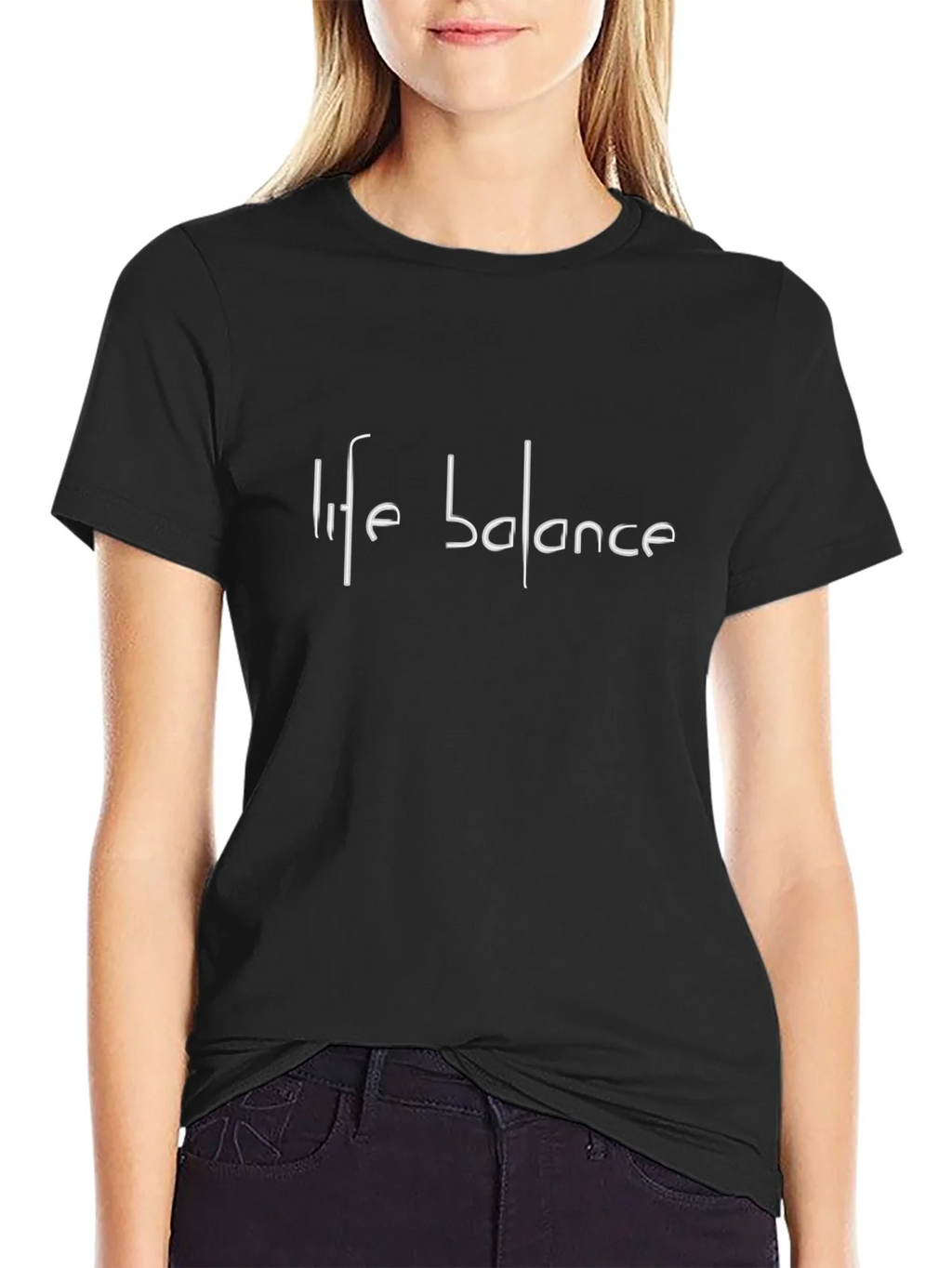 Life Balance T-Shirt - Soft Cotton Blend Casual Tee product image 2