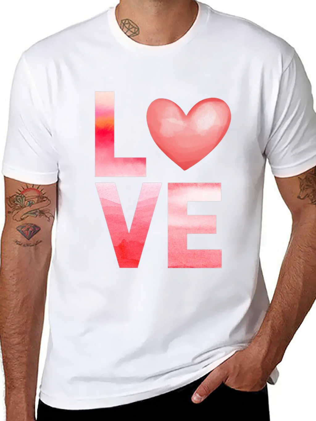 Love Heart Valentine T-Shirt product image 4