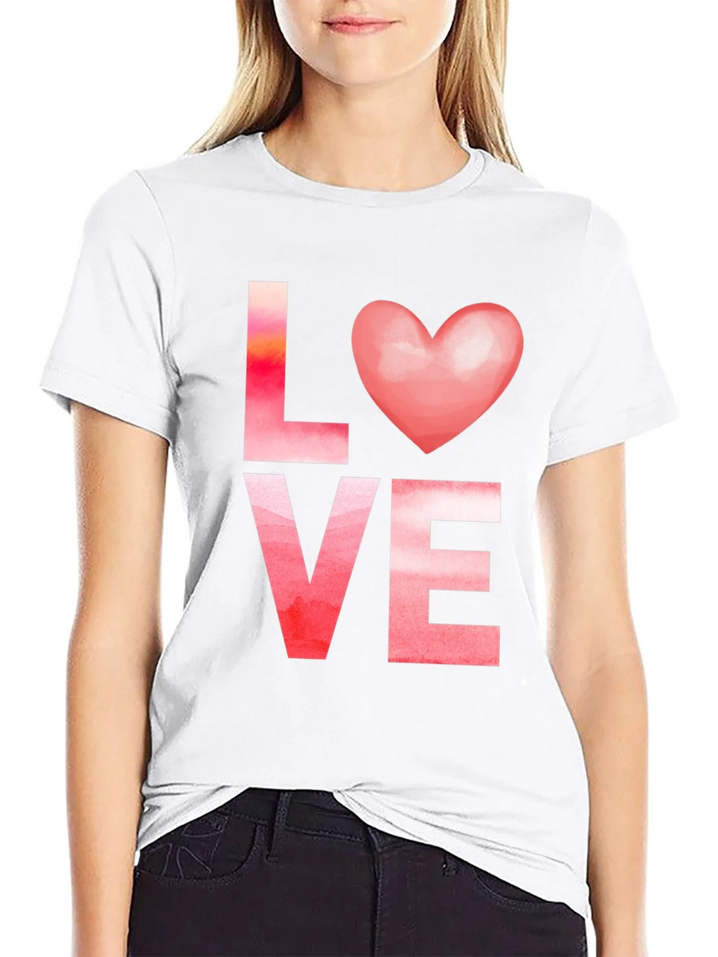 Love Heart Valentine T-Shirt product image 5