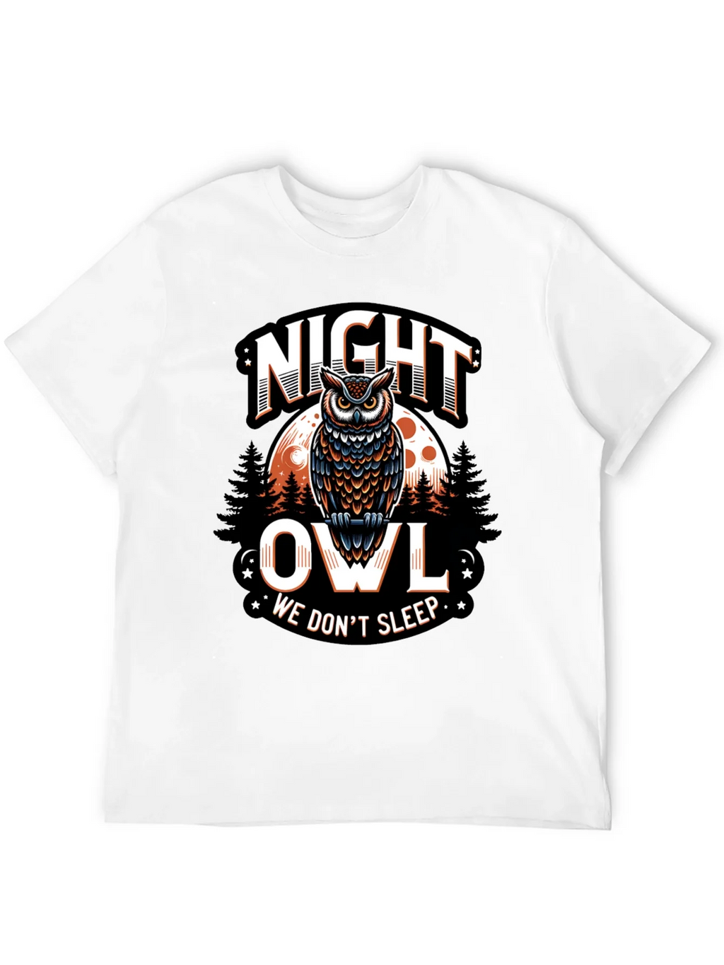 Night Owl Graphic Tee - We Dont Sleep T-Shirt product image 3