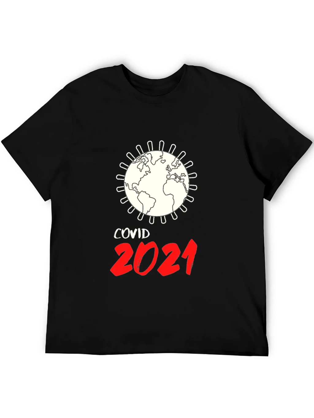 COVID-19 2021 Globe T-Shirt product image 5