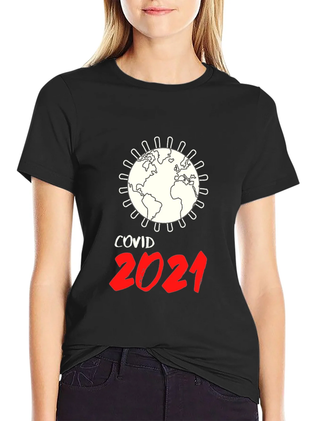 COVID-19 2021 Globe T-Shirt product image 2