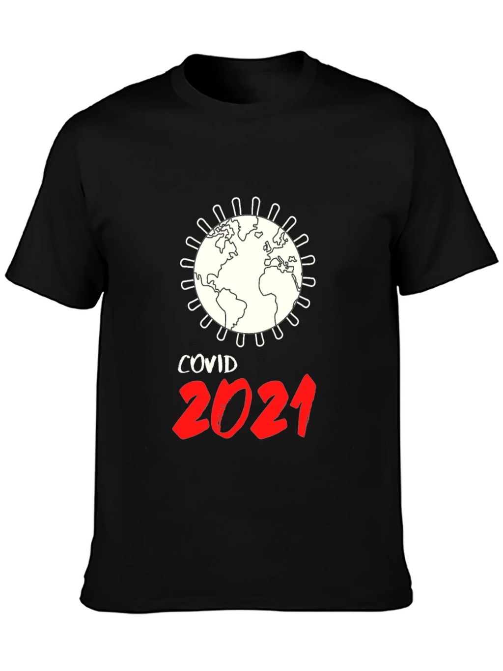 COVID-19 2021 Globe T-Shirt product image 3