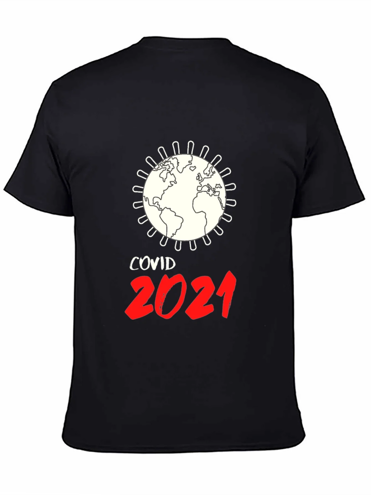 COVID-19 2021 Globe T-Shirt product image 4