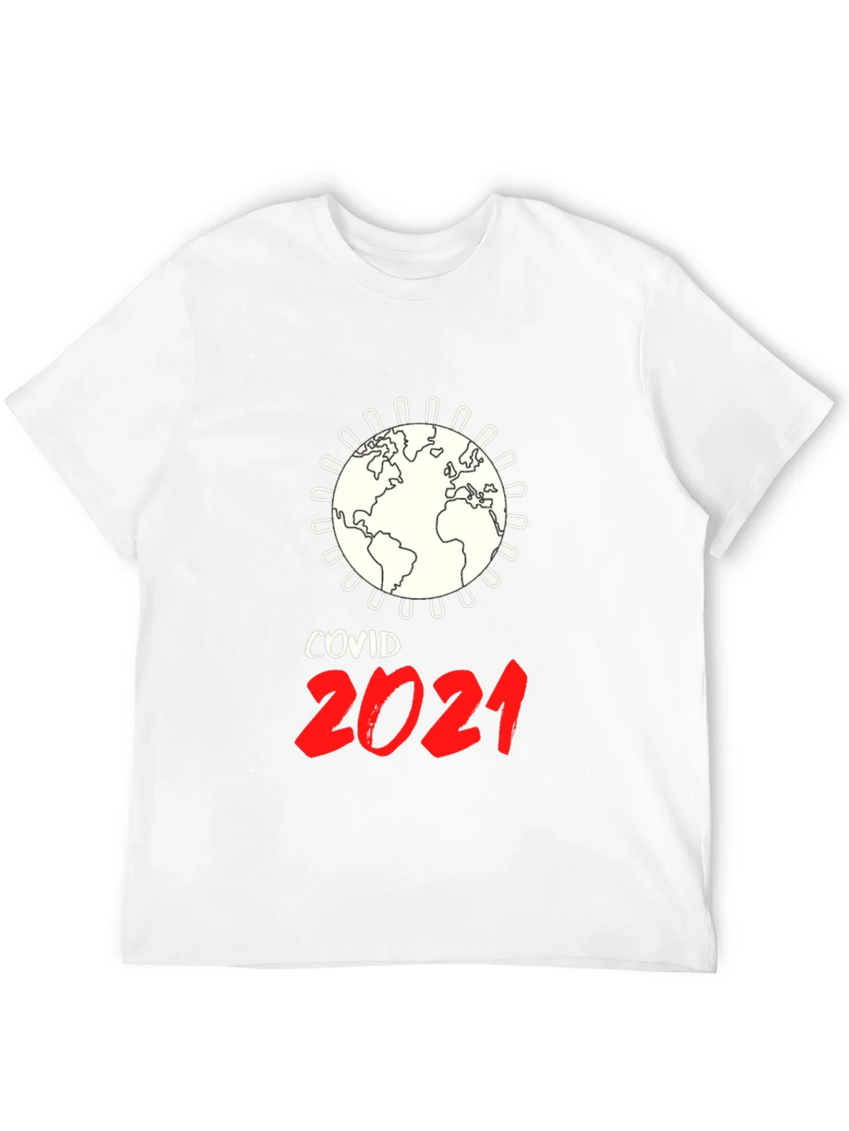 COVID-19 2021 Globe T-Shirt product image 11