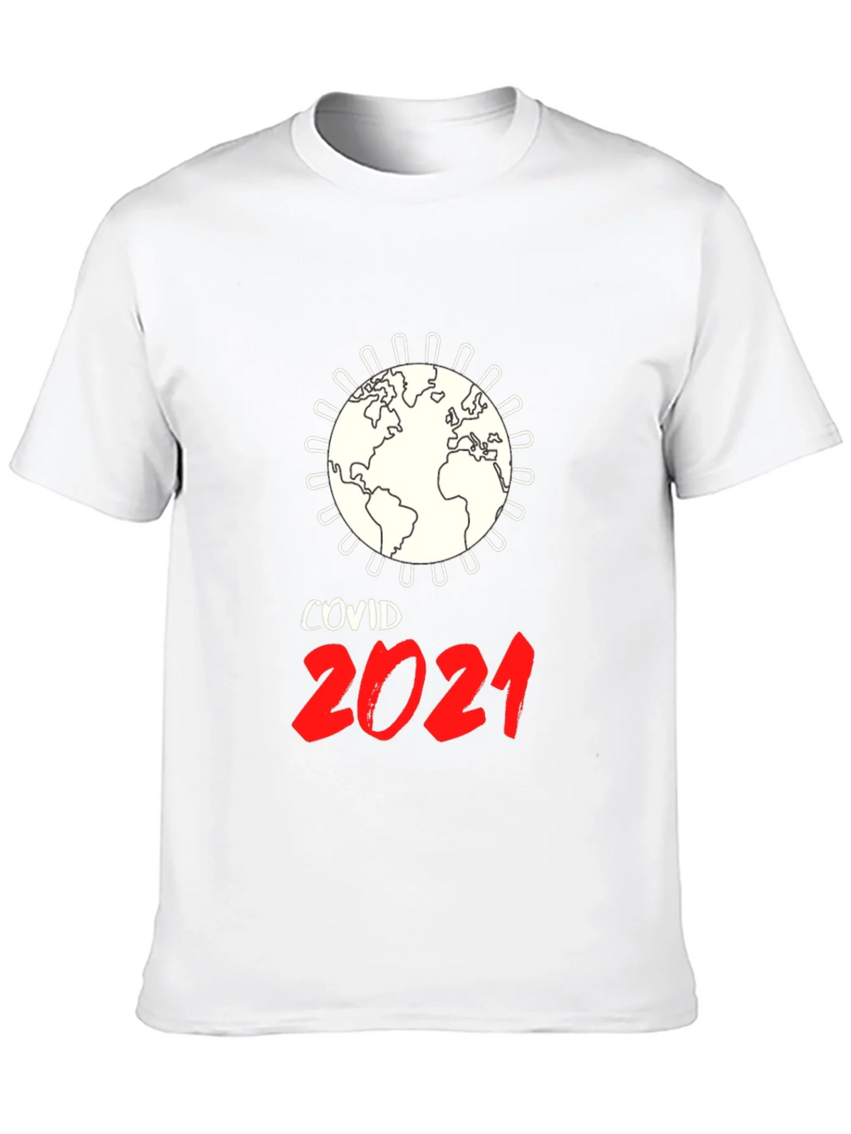COVID-19 2021 Globe T-Shirt product image 9
