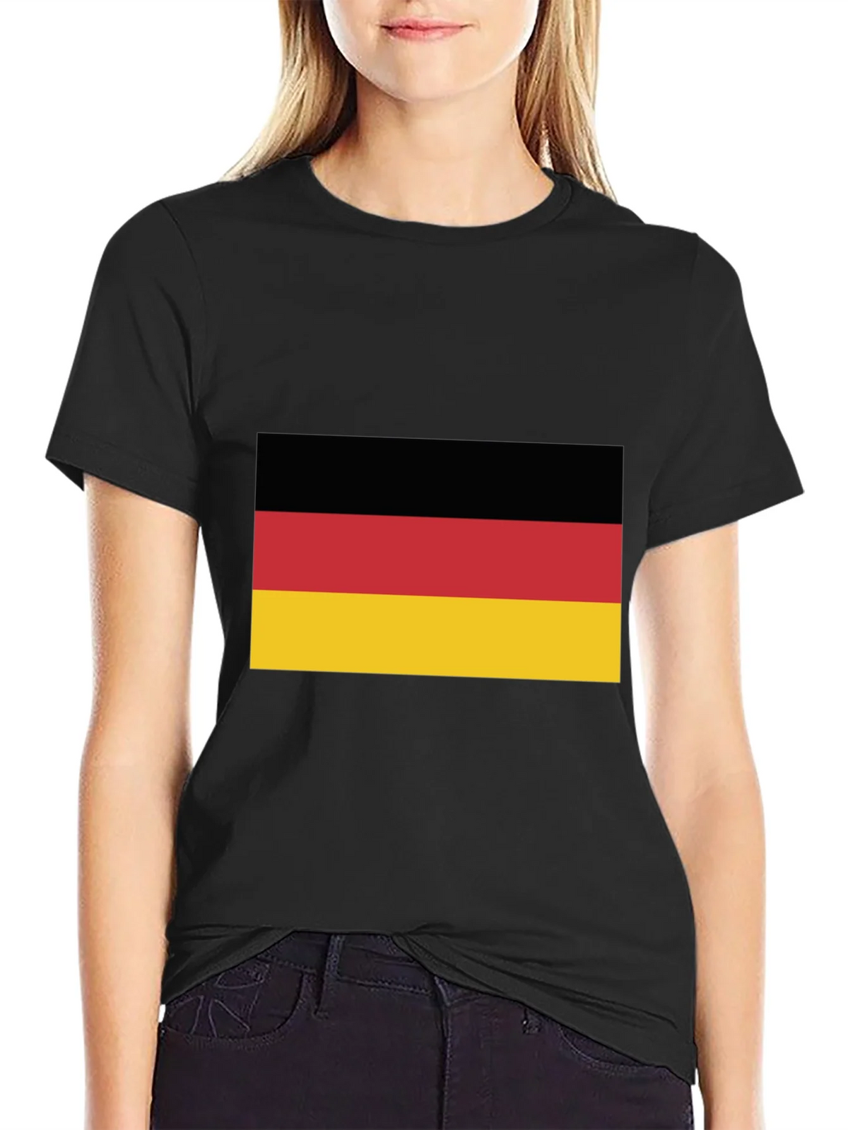 Germany Flag Graphic Tee - Black T-Shirt product image 2