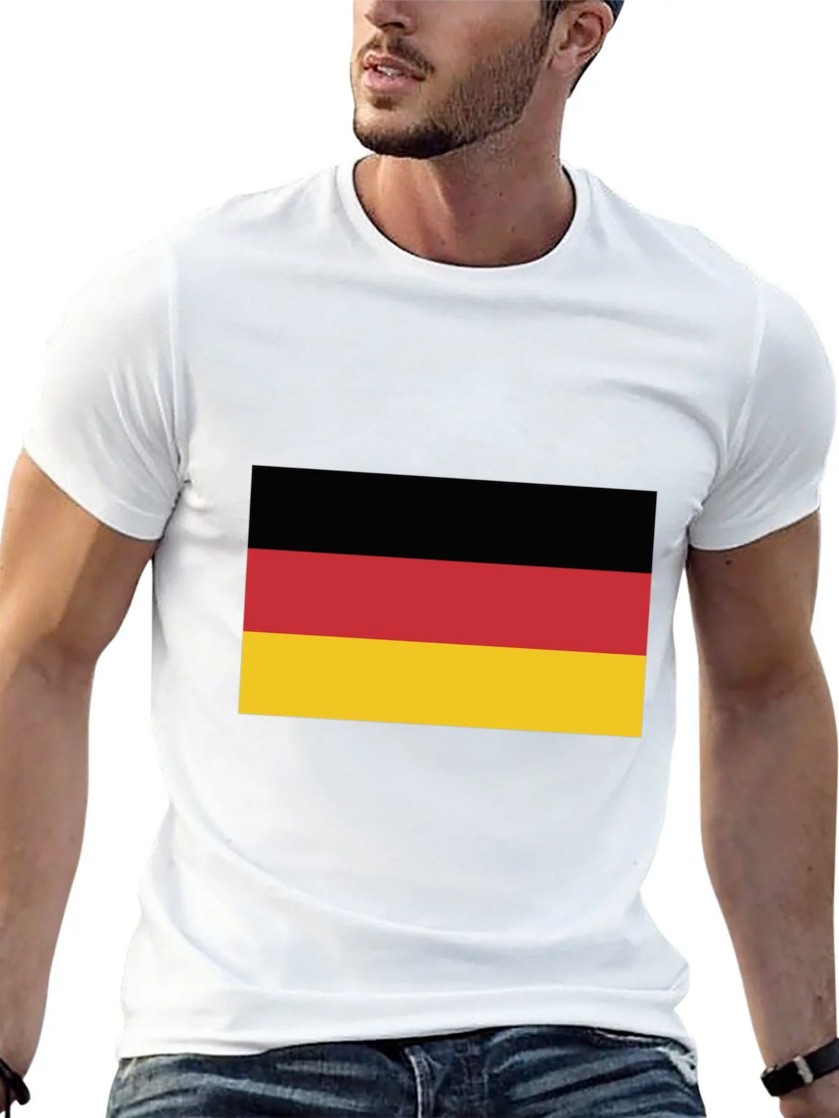 Germany Flag Graphic Tee - Black T-Shirt product image 12