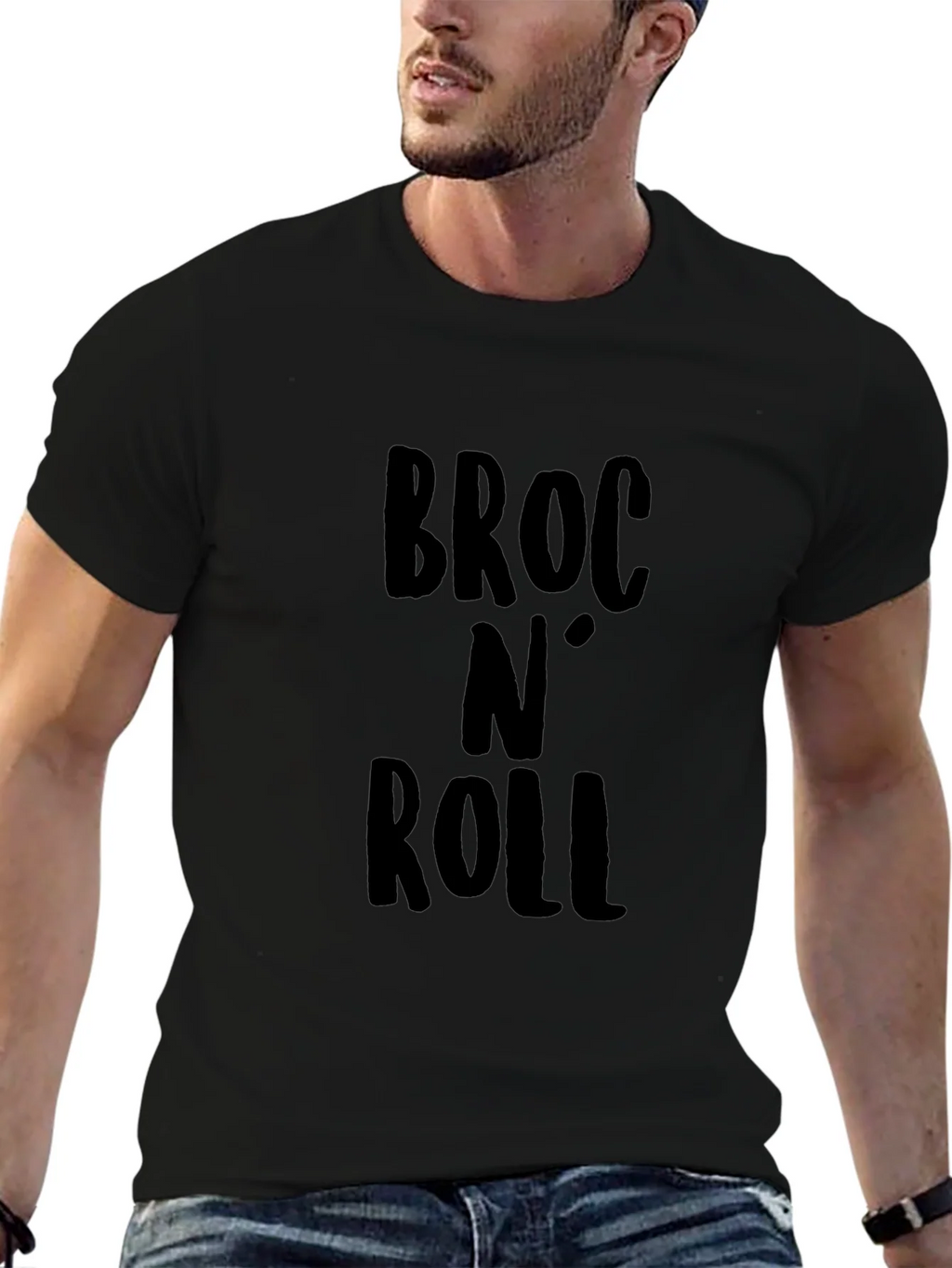 Broc N Roll Black Graphic T-Shirt product image 6