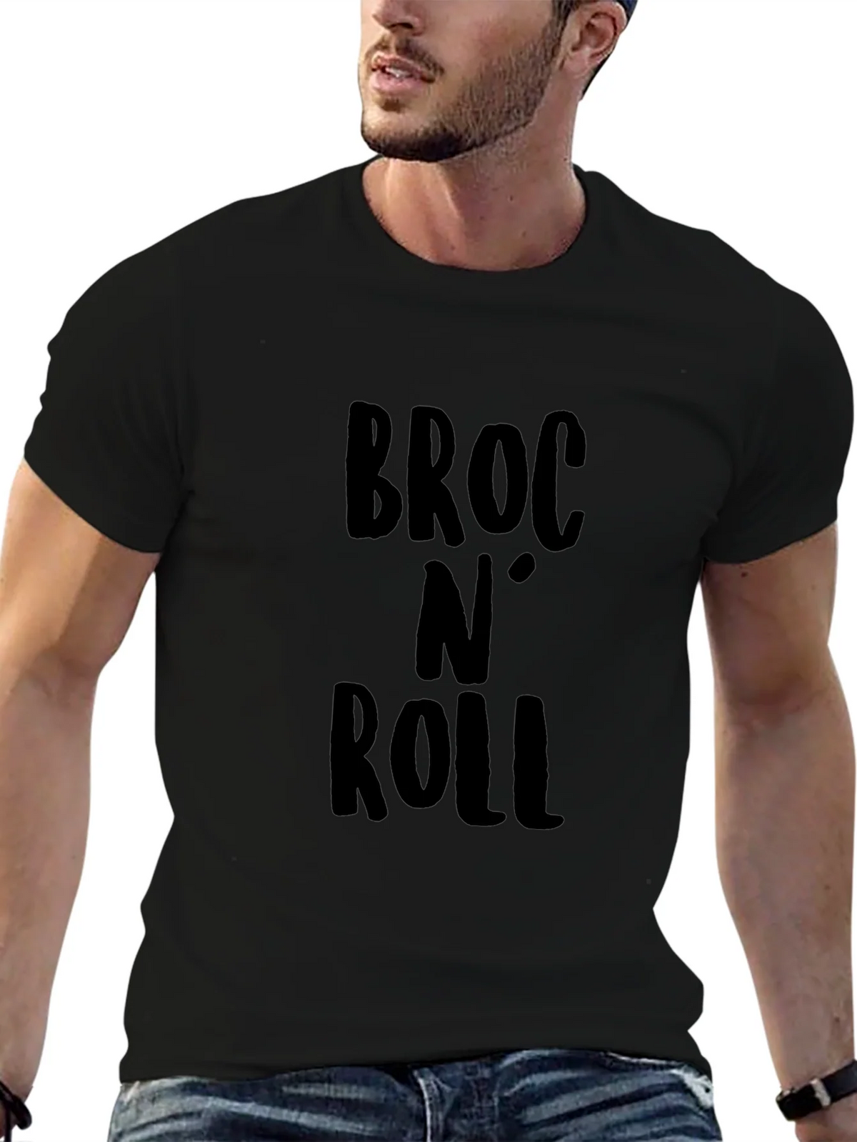 Broc N Roll Black Graphic T-Shirt product image 6
