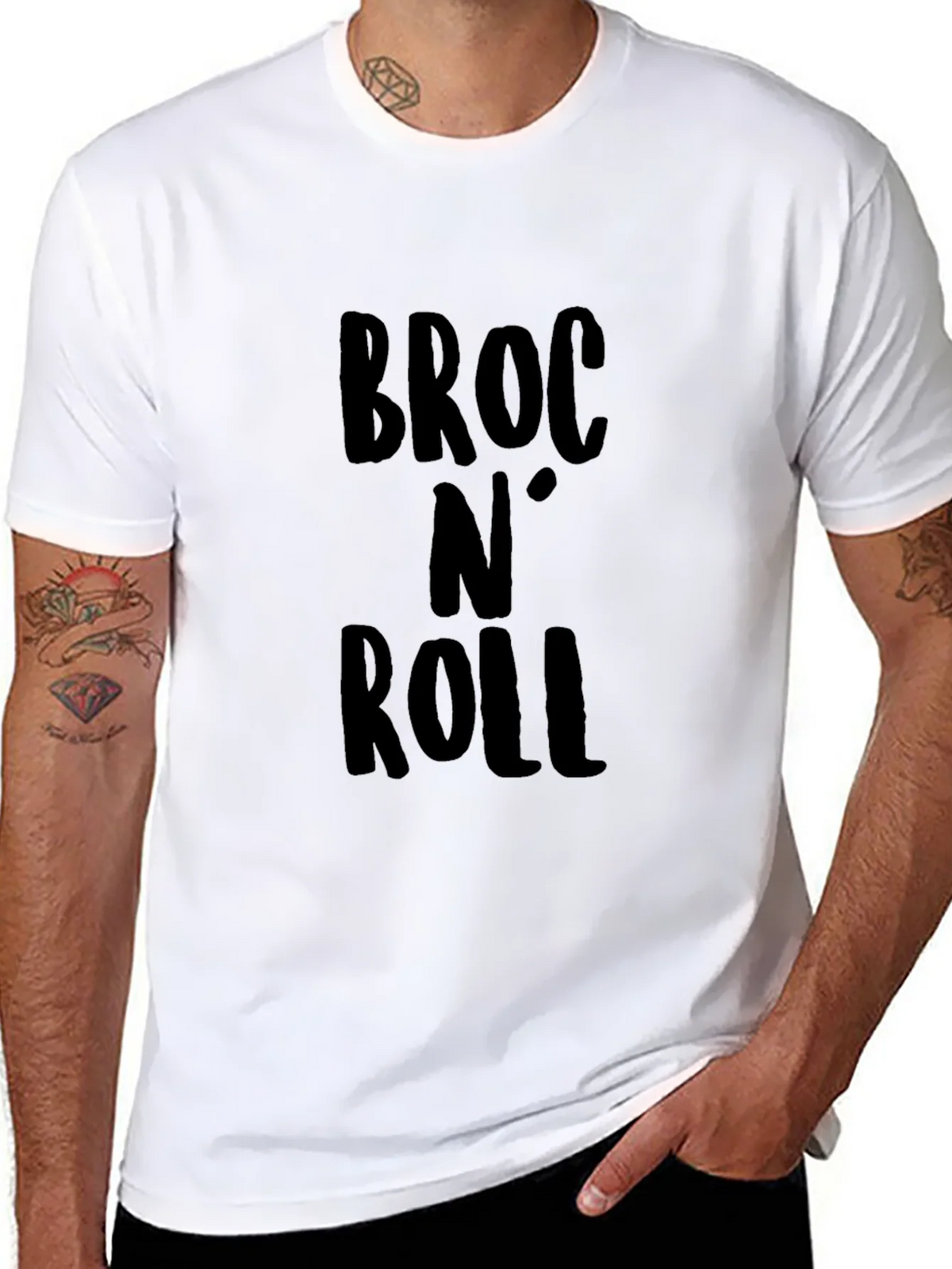 Broc N Roll Black Graphic T-Shirt product image 7