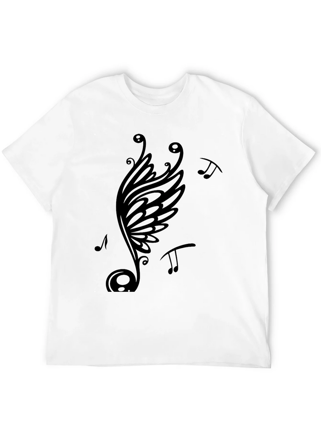 Musical Note Wing Graphic T-Shirt product image 10