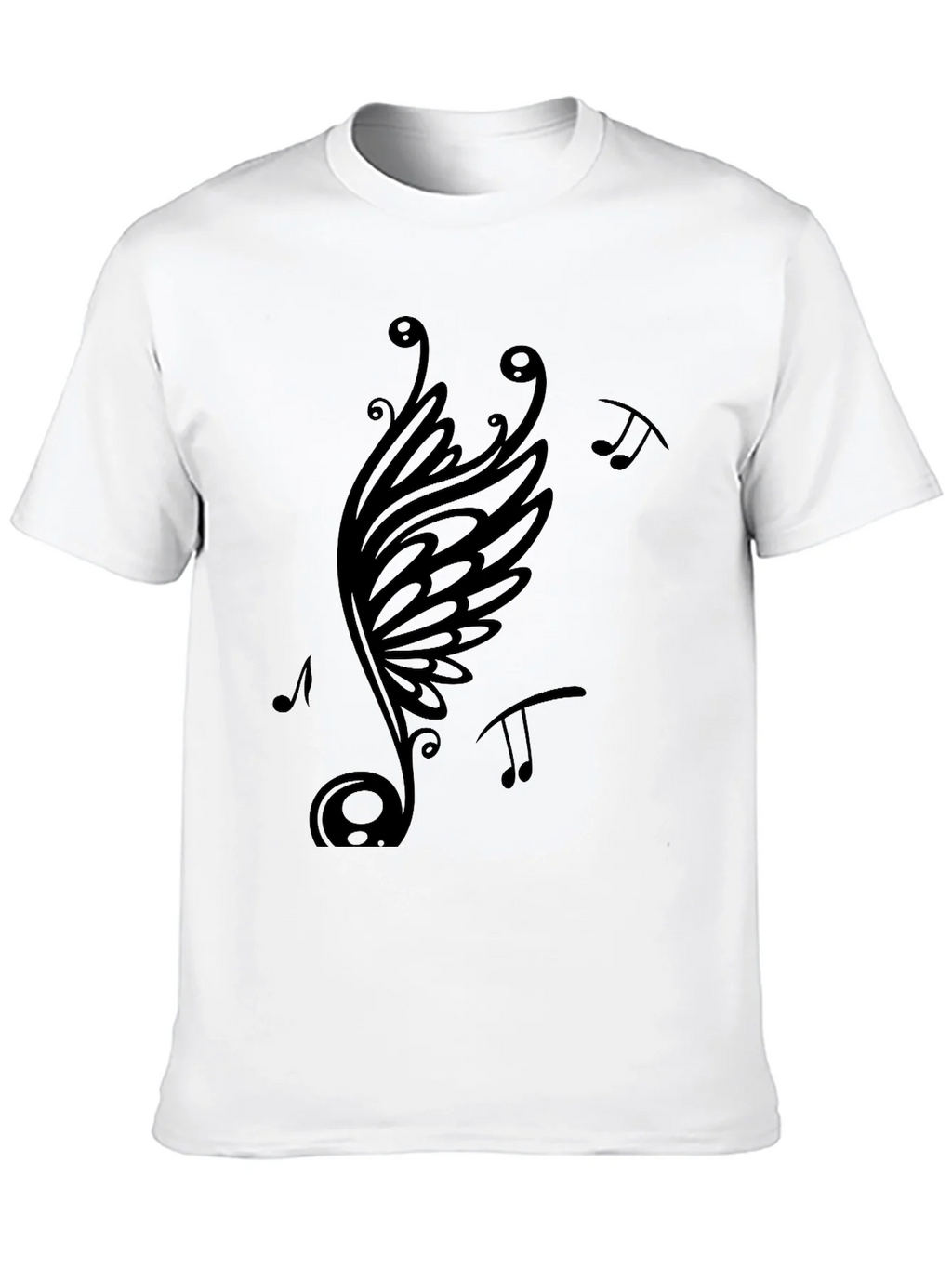 Musical Note Wing Graphic T-Shirt product image 8
