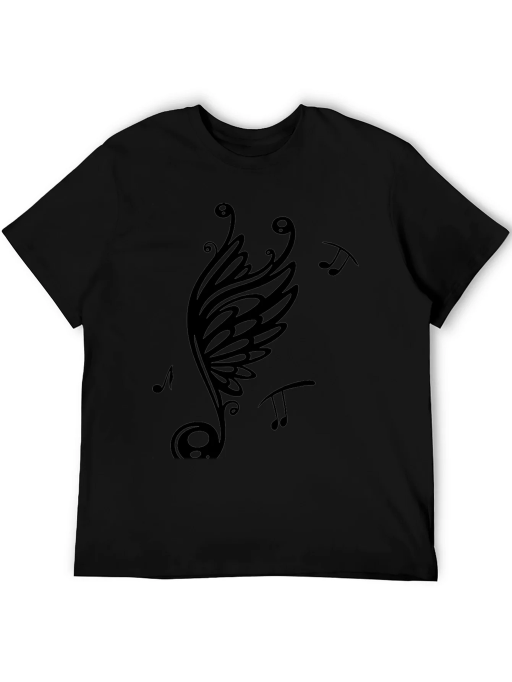 Musical Note Wing Graphic T-Shirt product image 5