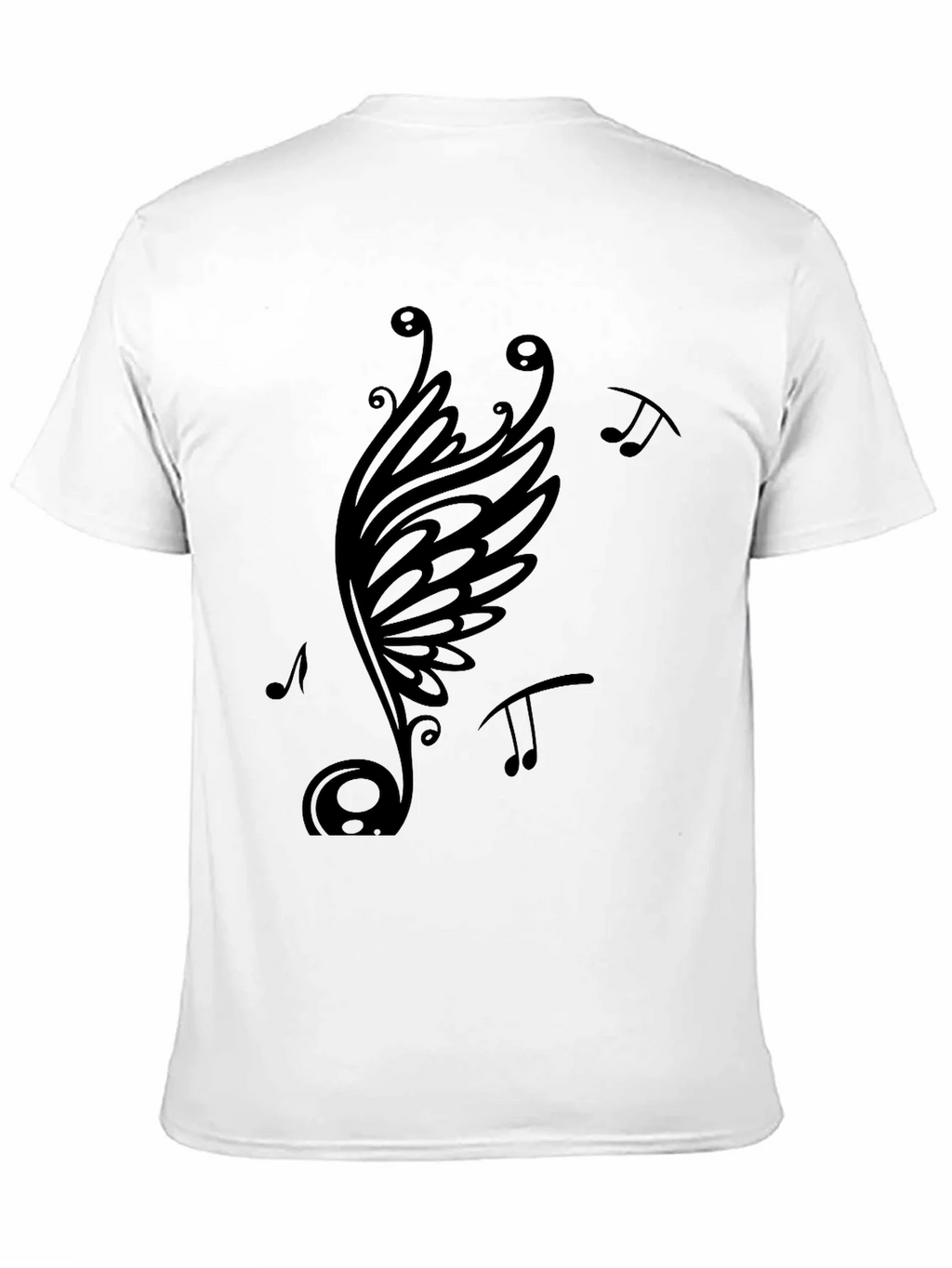 Musical Note Wing Graphic T-Shirt product image 9