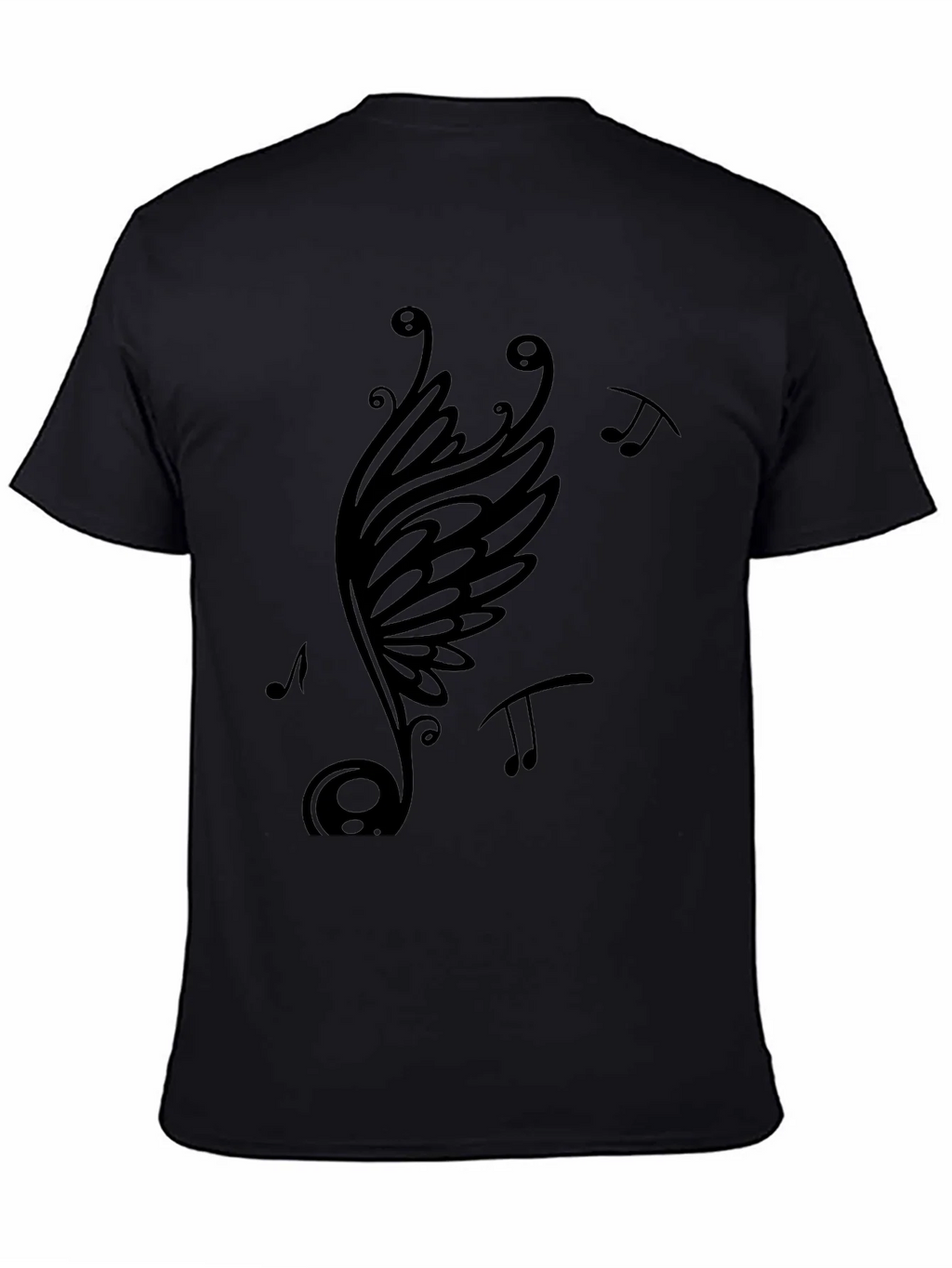 Musical Note Wing Graphic T-Shirt product image 4