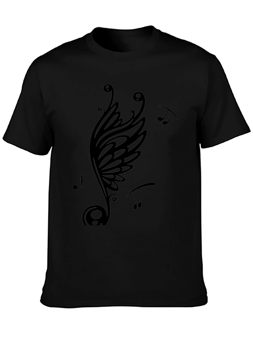 Musical Note Wing Graphic T-Shirt product image 3