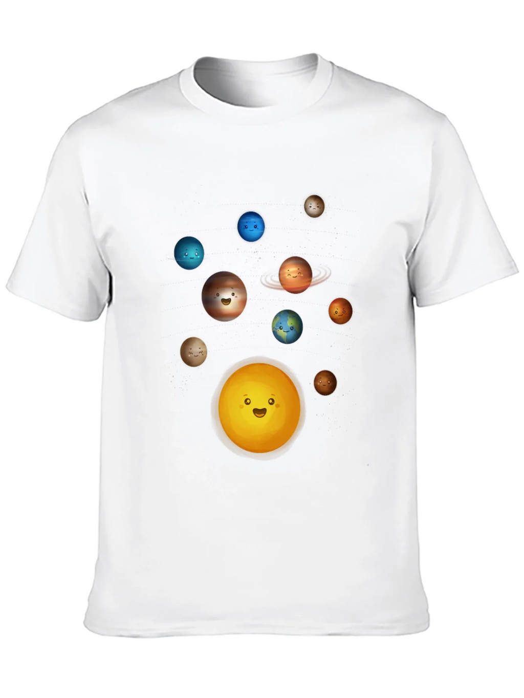 Solar System Planets Graphic T-Shirt - Black product image 9