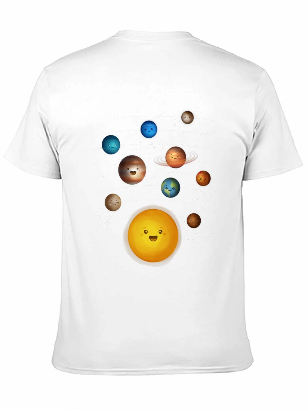 Solar System Planets Graphic T-Shirt - Black product image 10