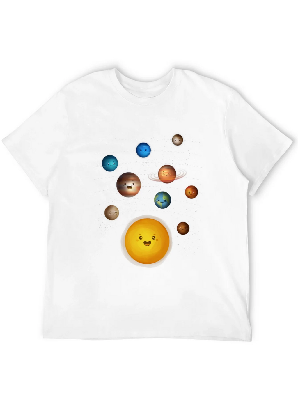 Solar System Planets Graphic T-Shirt - Black product image 11