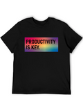 Productivity is Key Graphic Tee product image 1