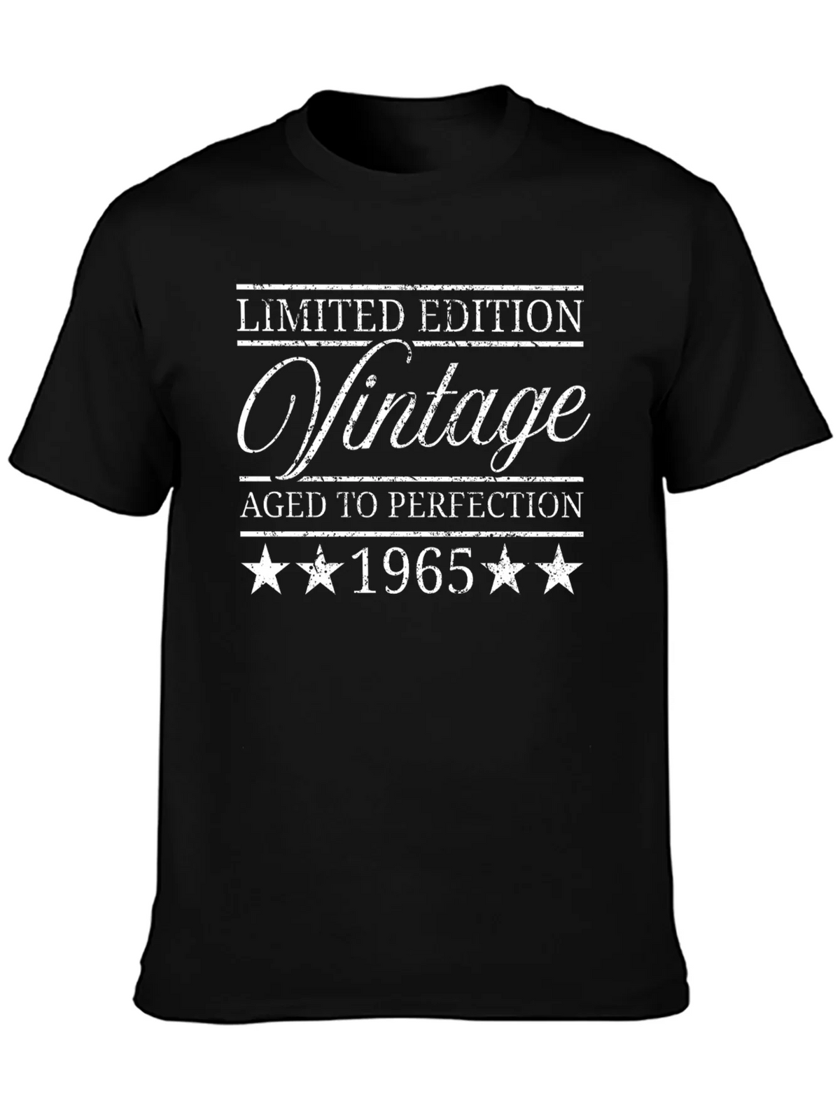 Vintage Limited Edition 1965 Aged to Perfection T-Shirt product image 2