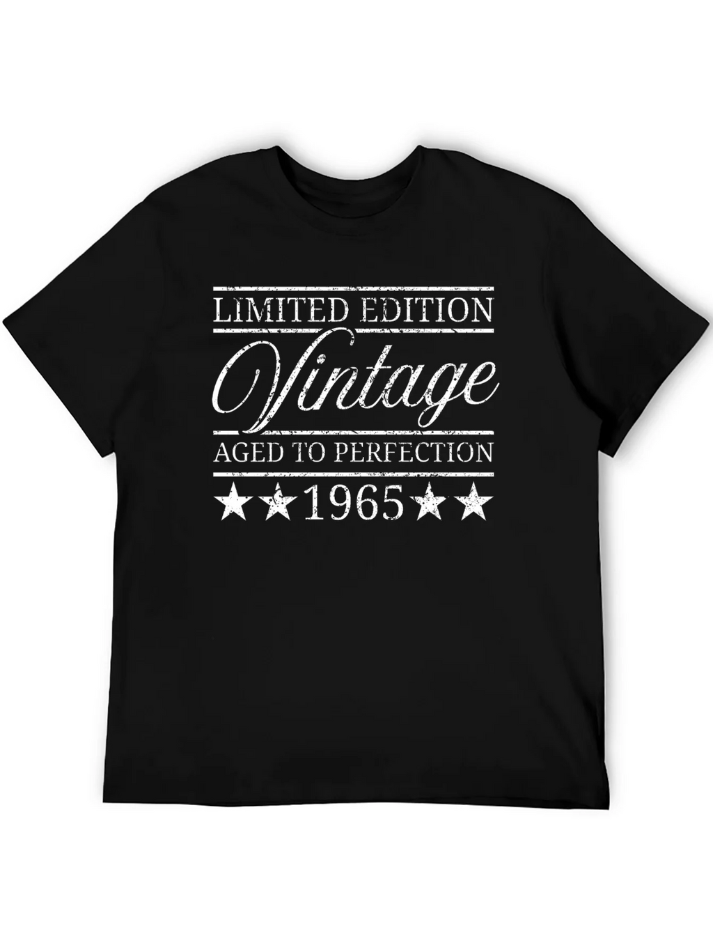 Vintage Limited Edition 1965 Aged to Perfection T-Shirt product image 4