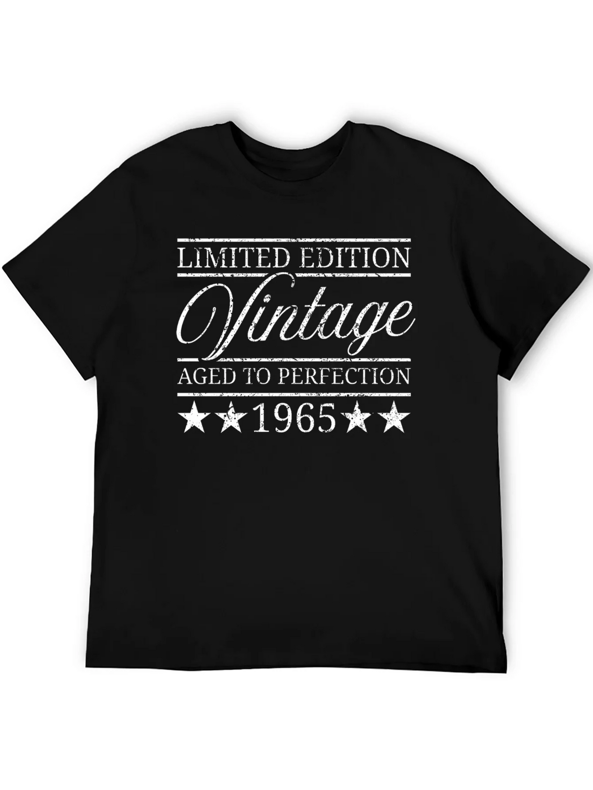 Vintage Limited Edition 1965 Aged to Perfection T-Shirt product image 4