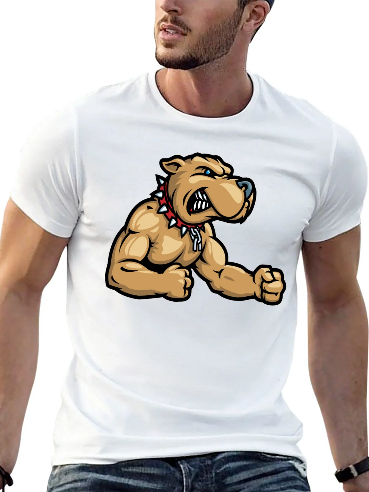 Cool Bulldog Graphic T-Shirt product image 12