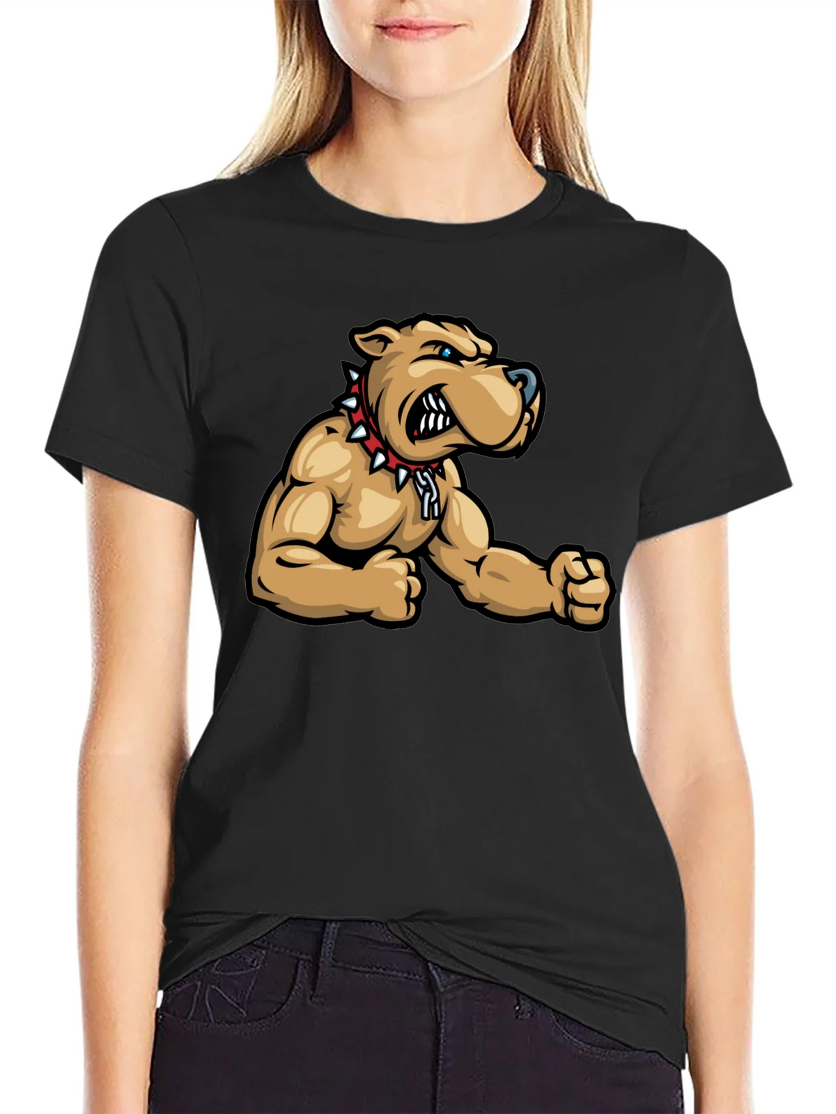 Cool Bulldog Graphic T-Shirt product image 2