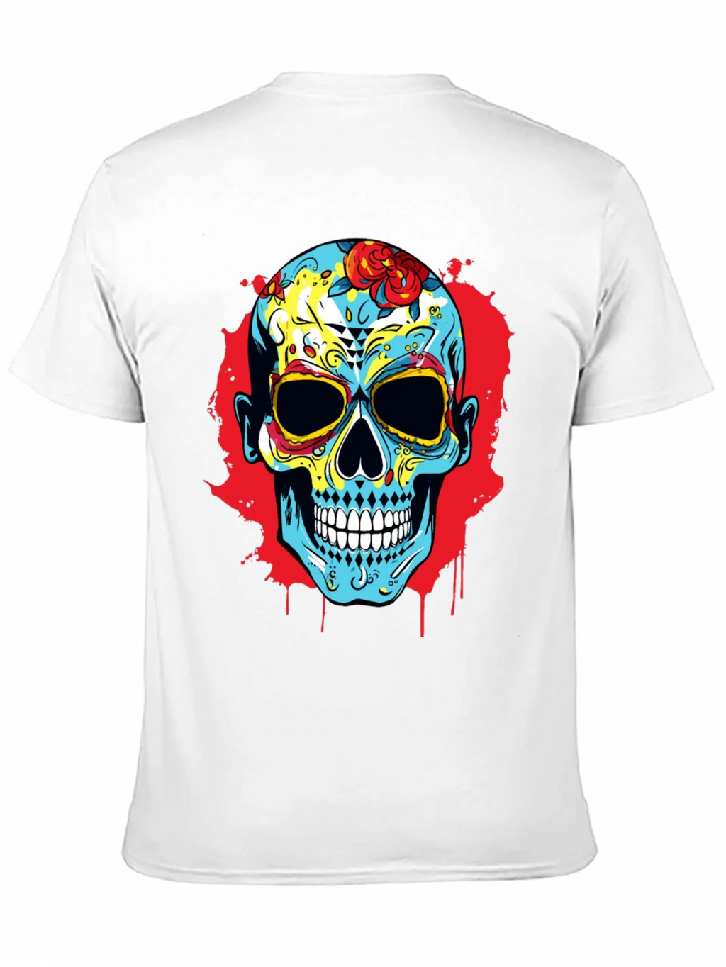 Sugar Skull Graphic Print T-Shirt product image 7