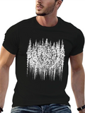 Nature Forest Graphic Tee - Black Cotton Comfort Fit T-Shirt product image 1