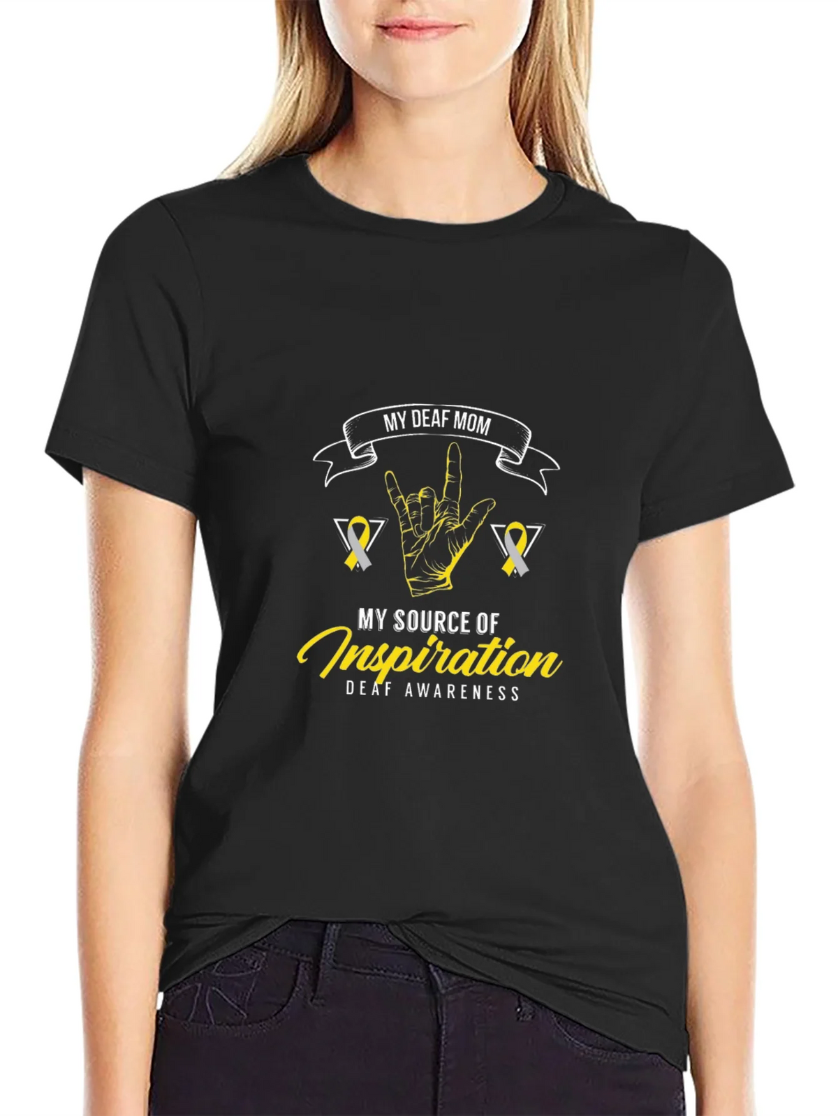 Deaf Mom Inspiration T-Shirt product image 2