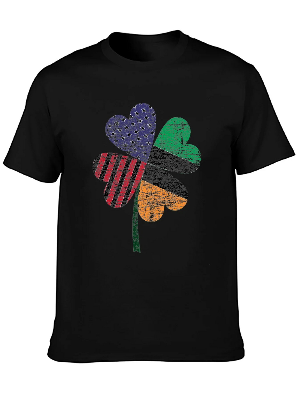 Patriotic Clover Graphic Tee - St. Patricks Day product image 3