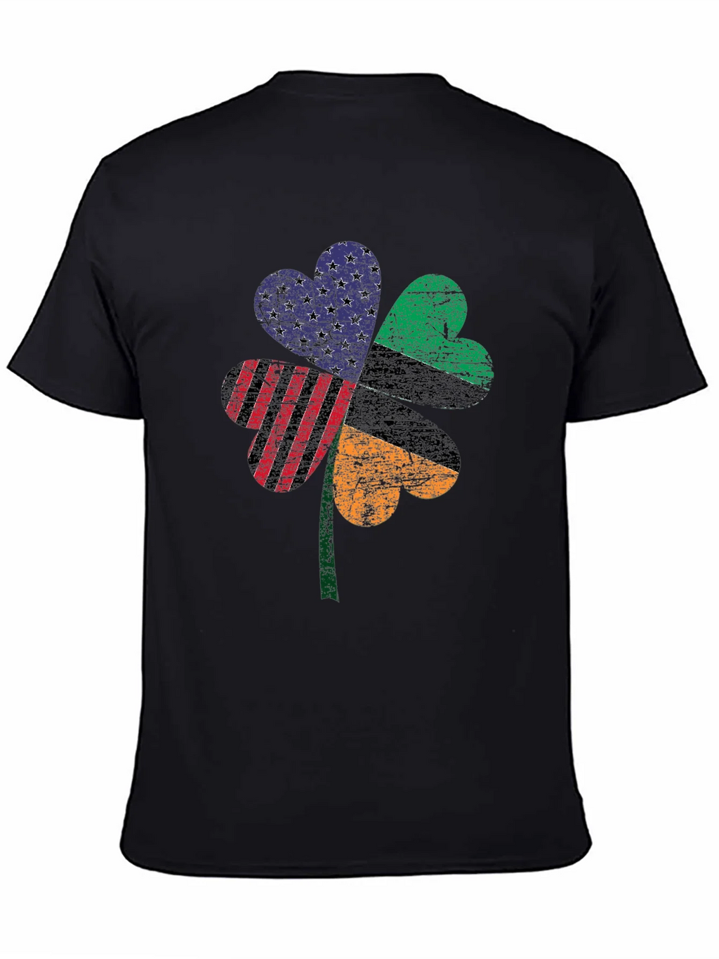 Patriotic Clover Graphic Tee - St. Patricks Day product image 4