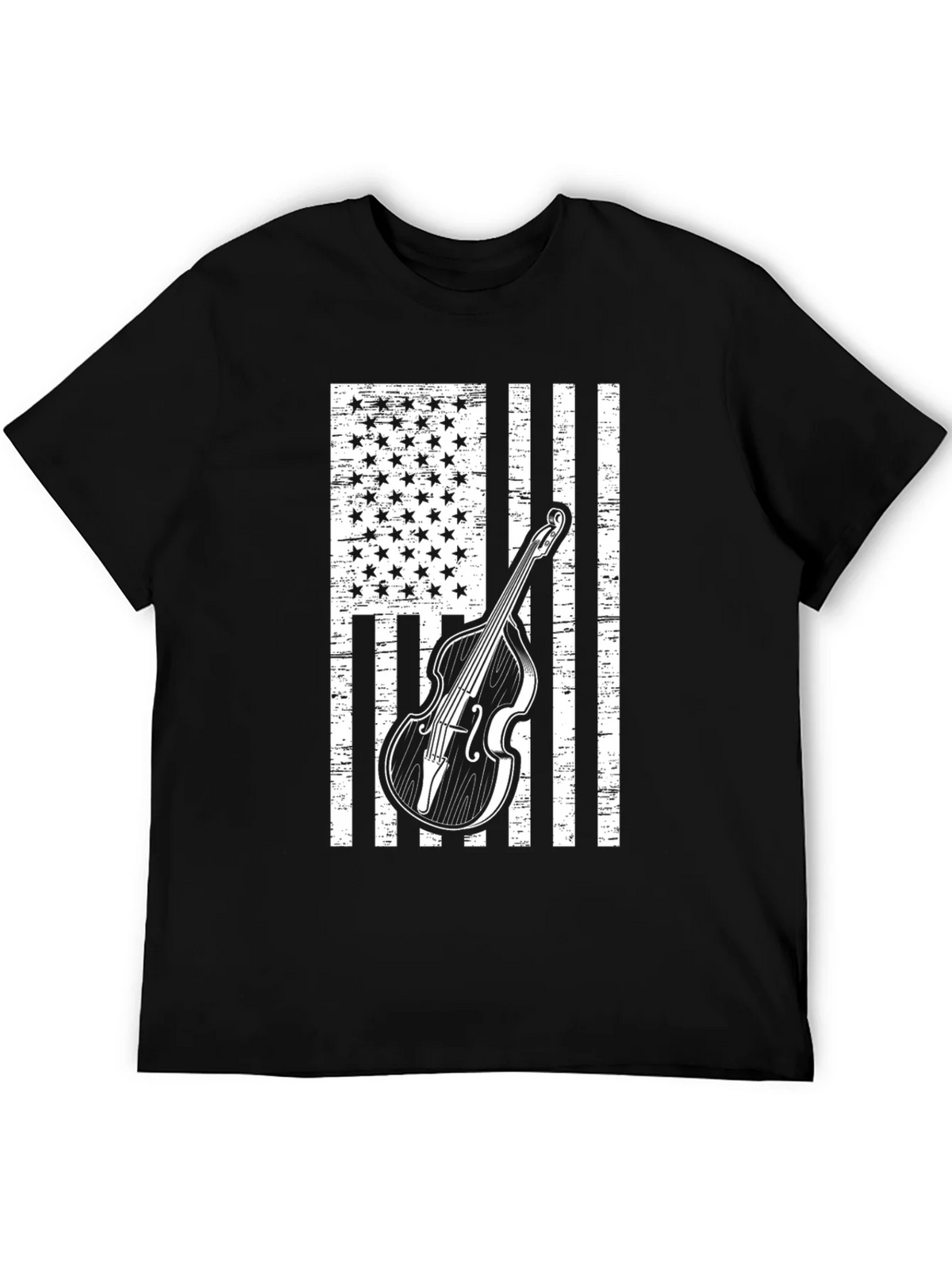 American Flag Bass T-Shirt product image 5