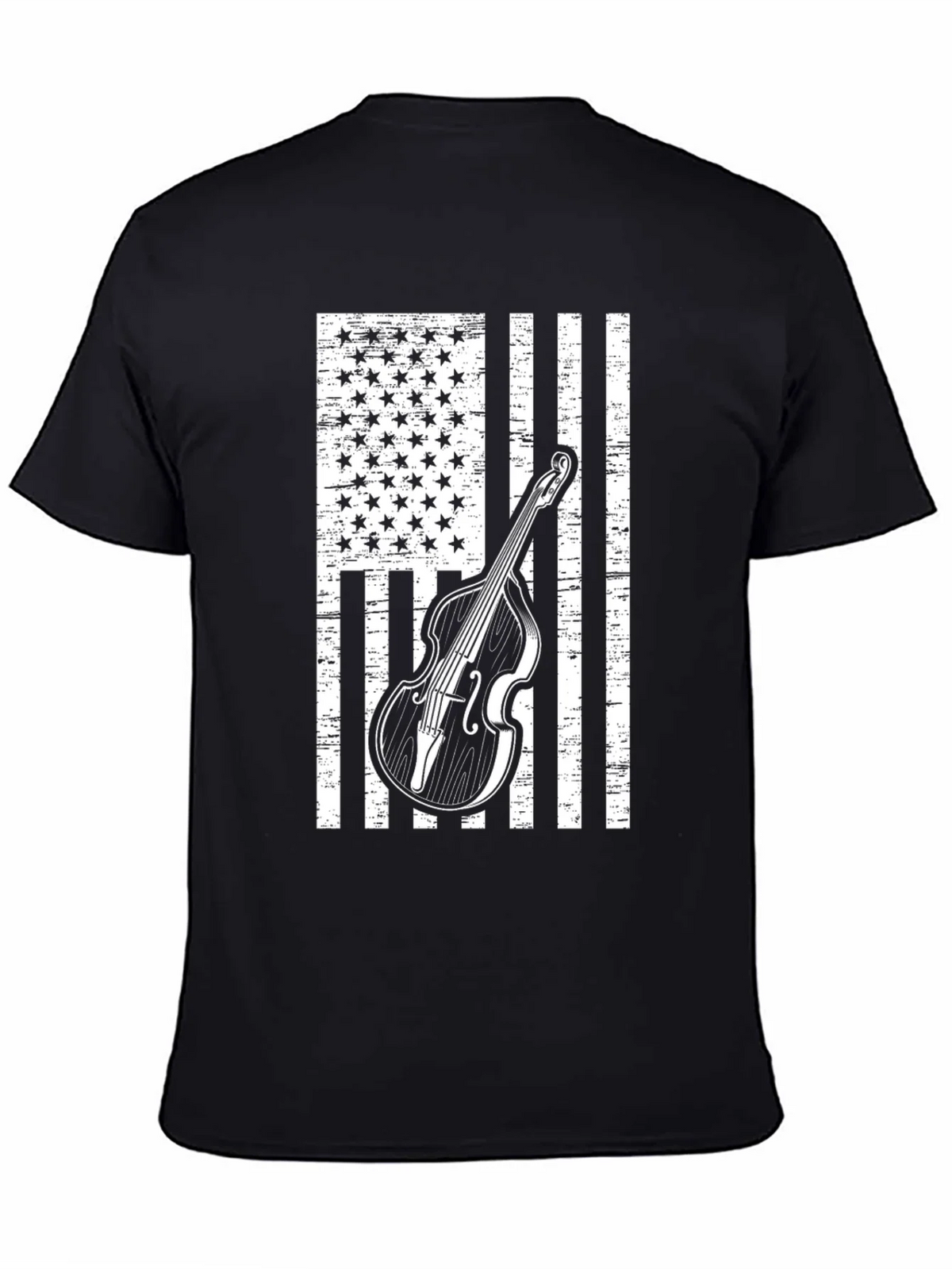 American Flag Bass T-Shirt product image 4