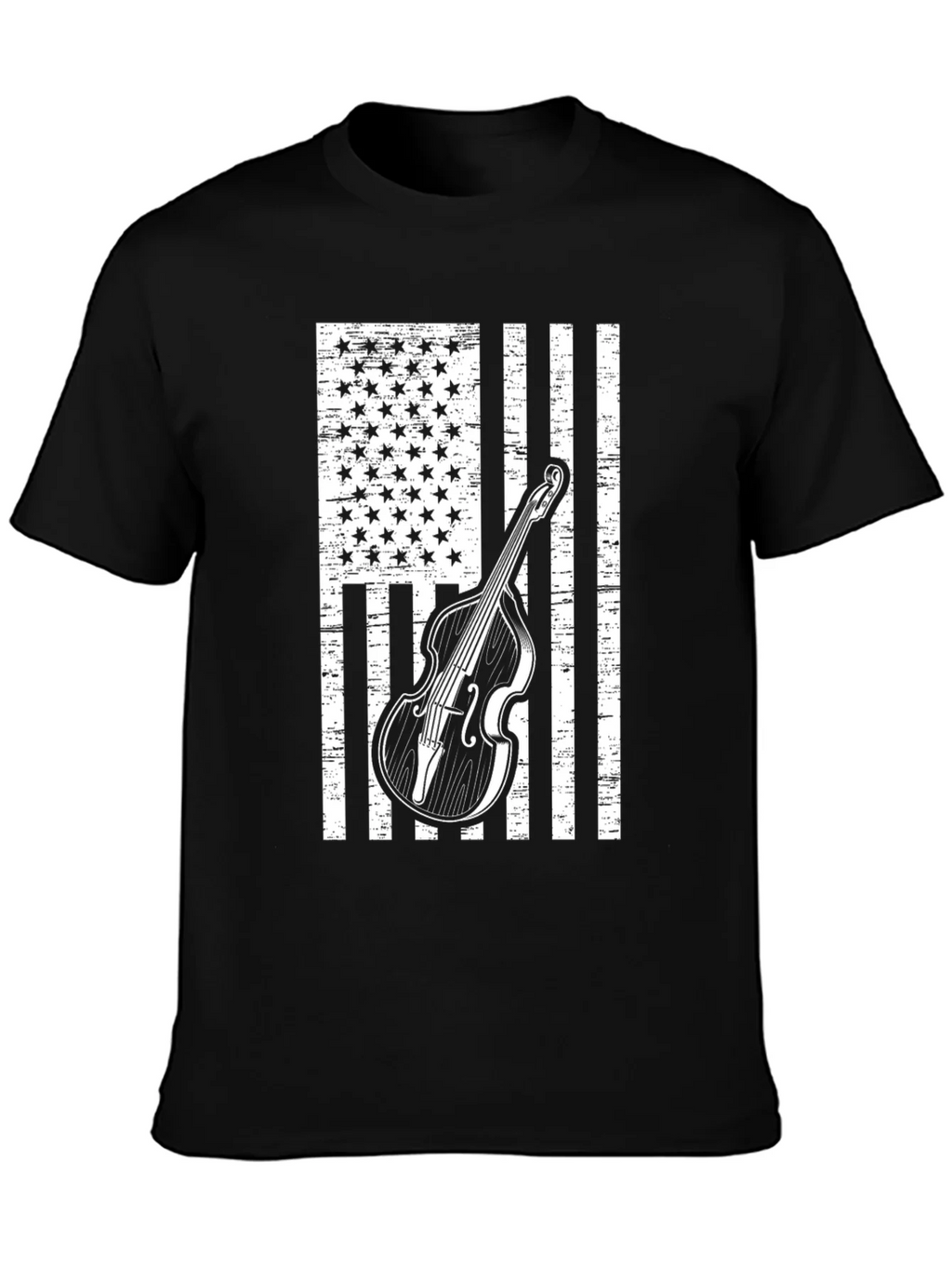 American Flag Bass T-Shirt product image 3
