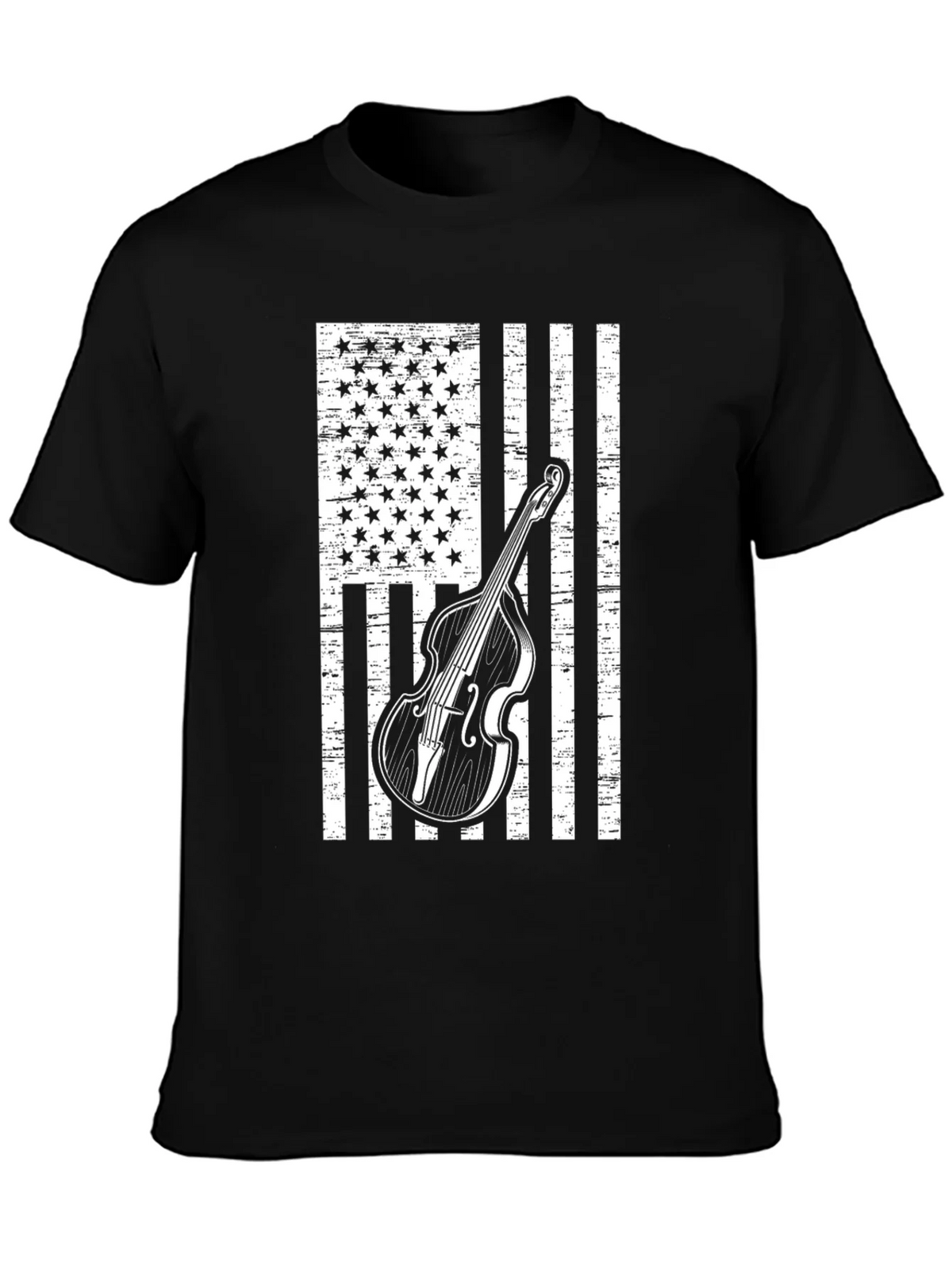 American Flag Bass T-Shirt product image 3